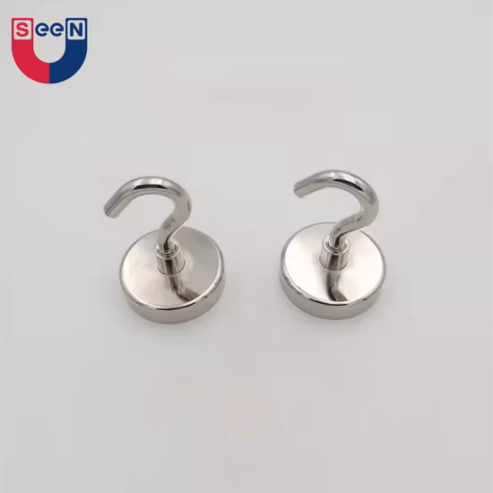 Strong Pulling Force Pot Magnet / 360 Rotation Magnetic Hooks
